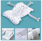 Foldable Baby Bath Seat Support Mat Soft Anti-slip Bathtub Pad Cushion Newborn