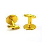 Vintage Compass Cufflinks For Men Antique Copper Gunmetal Glass Cuff Links