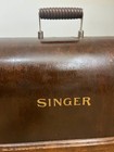 Vintage Singer 128  99 Sewing Machine Bentwood 3 4 Carrying Case Lid Only