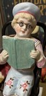 Antique Bisque Doll Boy W  Book     Heubach Style German Porcelain 9 5   