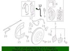 New Oem Genuine Audi Brake Pad Wear Indicator Sensor Wire 4m0-615-121-ab