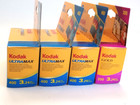 Kodak Ultramax 400   Gold 200 35mm Film Lot - 3x24 Exp Packs  12 Rolls Total 