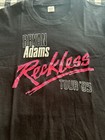 Vintage Bryan Adams 1985  Reckless Tour Black W pink Inner Sleeve T Shirt large
