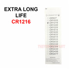 5 Pcs New Lithium Battery 3v Cr1216  cr 1216 Button Cell Watch Calculator Long