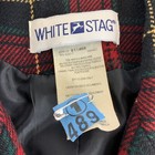 Vtg 90s White Stag Red Plaid Blazer Jacket Ladies Size 12 Professionally Cleaned