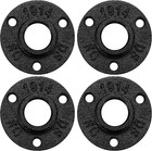 1  Antirust Black Floor Flange  Malleable Iron Pipe Fittings For Industrial V   