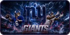 New York Giants Decorative Aluminum License Plate 12x6 Football Car Tag