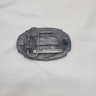 Vintage 1990 Whitegmc Semi Truck Belt Buckle Tonkin Volvo Gm Aero Es Sleeper