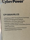 Cyberpower Cp1500avrlcd 900w 1500va Intelligent Lcd Ups Avr Minitower Nib Sealed