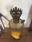 Vintage 1970s Have A Happy Day Sun Smile Glass Oil Lamp Hippie Retro Decor
