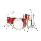 Ludwig Centennial Zep 4piece Shell Pack Red Sparkle