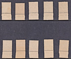 Gb - Kgv Complete Set  block Cypher  Of 10 In Control Singles  mint Hinged 