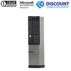 Fast Dell Desktop Computer Sff Intel Core I5 8gb 500gb Hd Dvd Wifi Windows 10 Pc