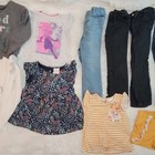 10 Lot Bundle Baby Toddler Girl Clothes Shirts Sweater  Pants Jeans    4t Mix