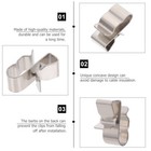 Trailer Wire Clip Solar Panel Double- Wire Clips Trailer Frame Wire Clips