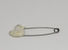 Vintage 1980 s White Plastic Duck Baby Diaper Pin