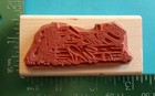 Stampin Up Garden Tool Box Rubber Stamp Glove Hat Shovel