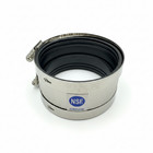 Nsf No Hub Coupling 1 5  2  3  4  Cast Iron Dwv Pipe Connector   Stainless Steel