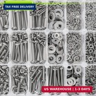 1059pcs Hardware Machine Screws Assortment Kit - Stainless Steel Bolts   Nuts