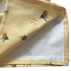Kitchen Towel Set Of 2 Bee Themed 100  Cotton Yellow Multicolored New With Tag