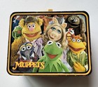 1979 Vintage Muppets Metal Lunch Box Fozzie Bear  With Thermos