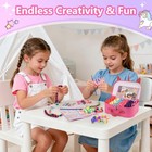 Bracelet Making Kit For Girls Ages 6-13  1200  Rubber Bands  Loom  Diy Craft
