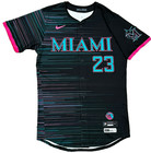 2025 City Connect Meyer Size 42  23 Miami Marlins Game Jersey Issued Mlb