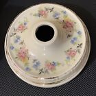 Vintage Porcelain 3-light Chandelier Ceiling Fixture 14   