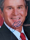 President George W  Bush Hand Signed Autographed 8x10 Photograph  With Elite Coa