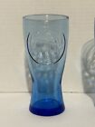 Mcdonald   s Retro 1961 Blue Drinking Glasses Set Of 2 Reproduction
