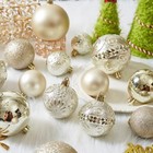 Christmas Ball Ornaments - 30pcs Shatterproof Christmas Ornaments Set Champagne