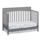 Harper 4-in-1 Convertible Crib Dove Gray Greenguard Gold Certified Wooden Crib
