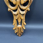 Vintage Carved Wood Wall Shelf French Rococo louis Xiv Style 10 5x8 Chateauchic
