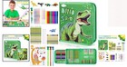 Complete 57-piece Kids Art Supplies With Dinosaur Pencil Case - Perfect Gift