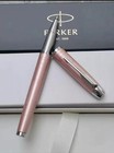 Pink Parker Im Series Rollerball Pens Fine Nib Black Ink Refill No Box