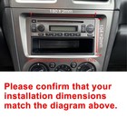Double Din Car Radio Stereo Cd Dvd Player Carplay Android Auto Usb Aux Bluetooth