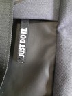 Nike Tote Bag Gray Black Zip Top Gym Training Just Do It
