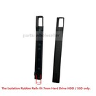 Hdd Hard Drive Caddy Cover 7mm Rubber Rails For Dell Latitude E6340 E6430 E6530