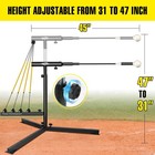 Baseball Swing Trainer With 4 Power Bands auto Reset Baseball Hitting Trainer so