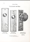 Star Pattern Door Knob J-20500 By Phoenix Lock Works    Antique Victorian Brass