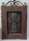 Rustic Cast Iron  Cross Religious Christian Spiritual Vtg Wall  Decor Farmhouse