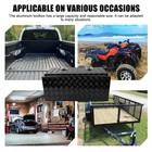 36inch Heavy Duty Aluminum Tool Box waterproof Trailer Storage Box
