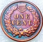 Hobo Nickel Style 1877 Indian Head Penny - Zombie Head