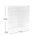 Rock Display Case - Clear Acrylic Collection Box For Rock Collection Display    