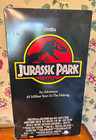 Vintage Jumbo Jurassic Park Movie Theater Promo Vhs Tape Box