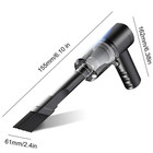 Portable Cordless Mini Vacuum For Desk Dust Cleaner Laptop Surface Black