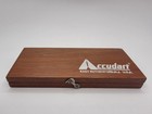 Vintage Accudart Model 131-22 Dart Set With Wooden Case 22g