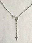 925 Sterling Silver Italian Rosary 20    Rosario De Plata Esterlina 925  20 