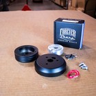 5   6 Hole Steering Wheel Black Hub Adapter   Flaming River  Ididit  Gm  Chevy 