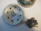 Navajo Eugene Charley Turquoise Sterling Silver Native American Indian Earrings